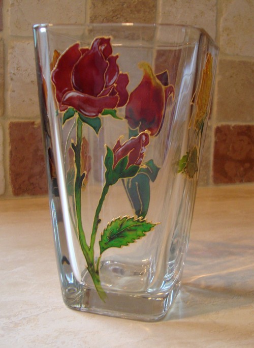 vitrail vase